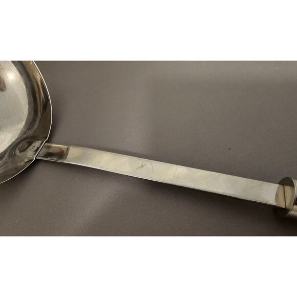 Silver Stainless Steel Soup Ladle - Dishwasher Safe - 12 inches long - Picture 3 of 8